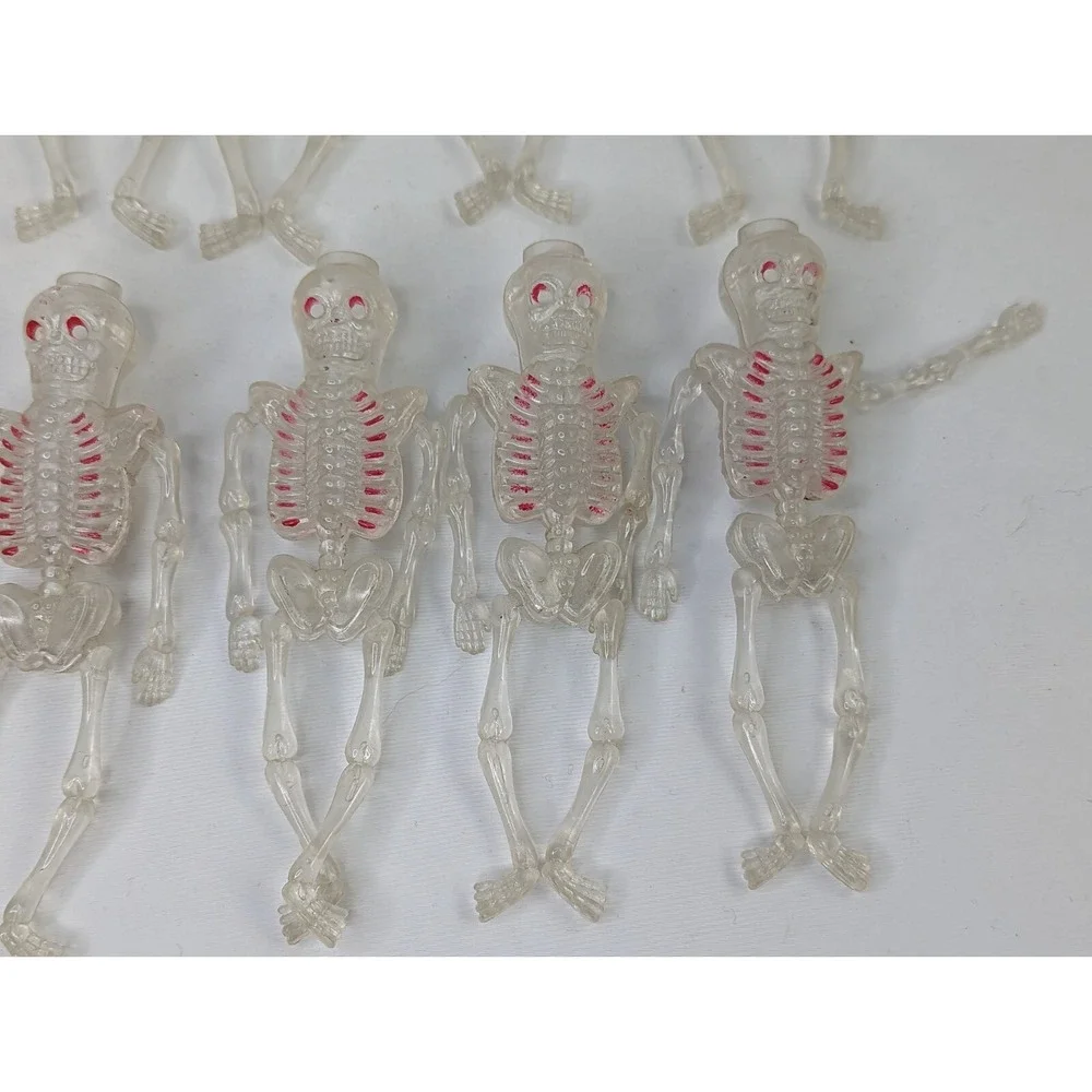 Spooky Skeleton String Light Covers Only‎ 5 Inch Lot of 10 Halloween